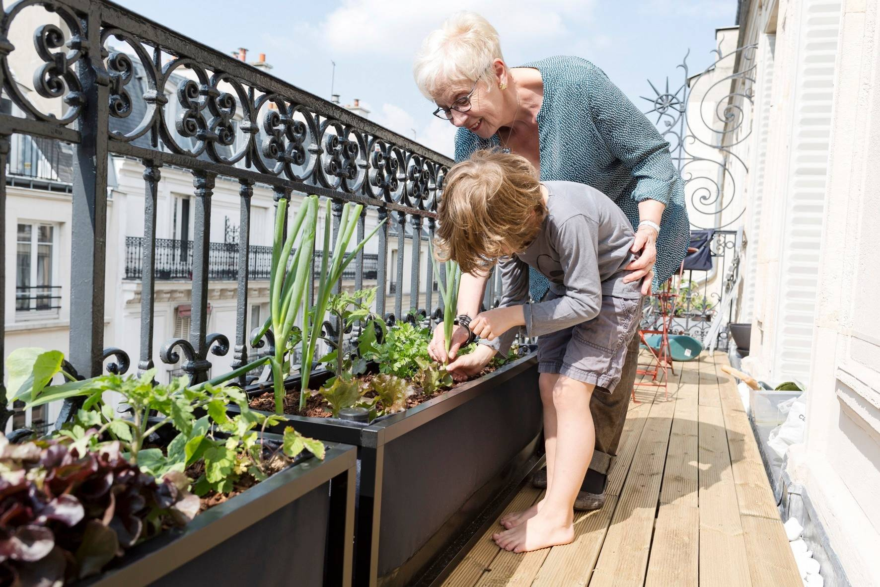 До и после: Балкон в Париже, где выращивают помидоры и мяту