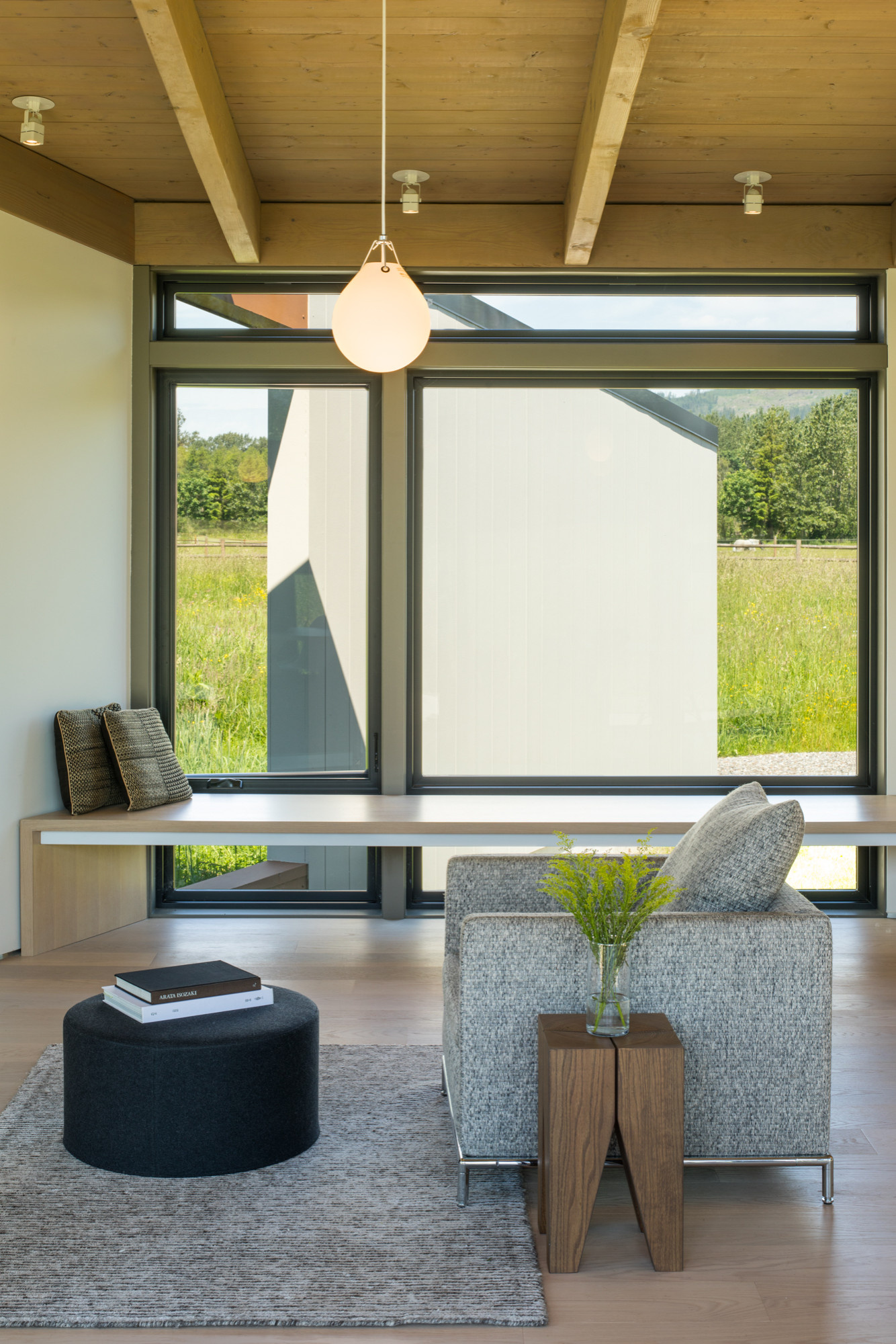 Houzz США: Современный дом с видом на Каскадные горы