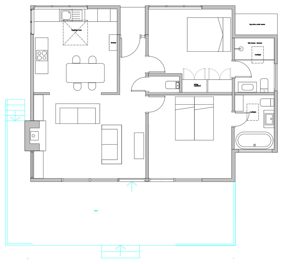 Houzz Ирландия: Просторный дом у озера
