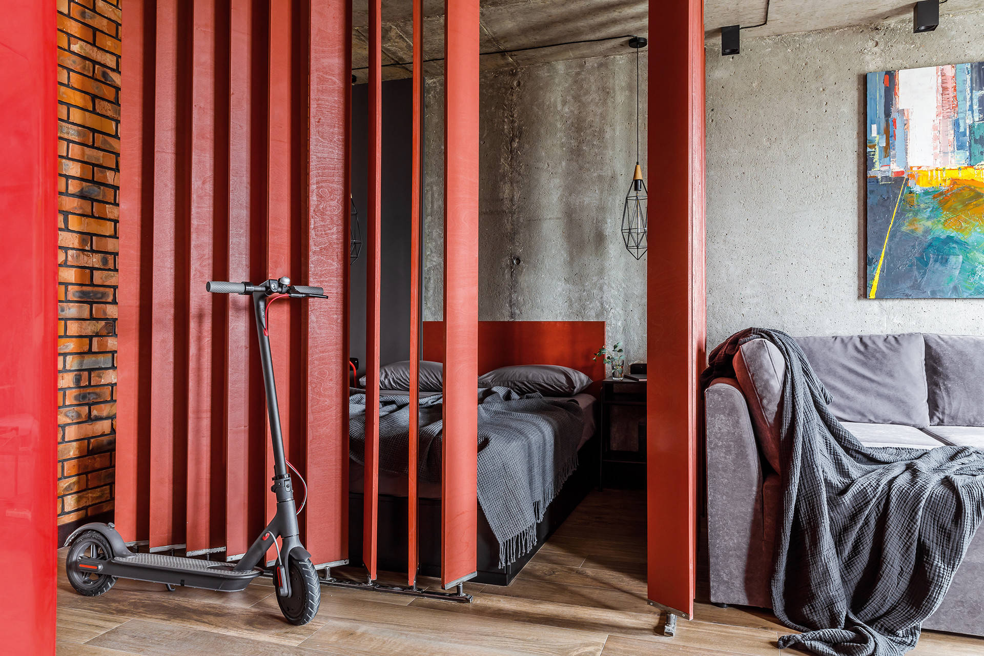 Houzz тур: Студия с красными ставнями в Краснодаре