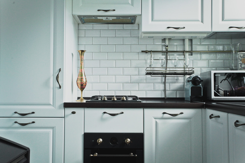 Кухня 6 кв м с холодильником в интерьере хрущевки