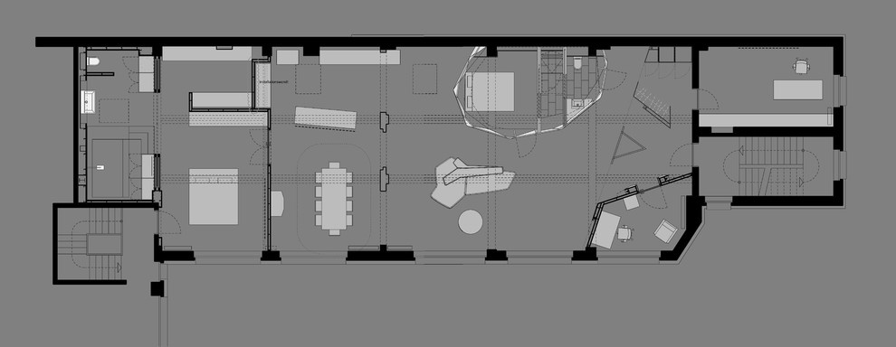 Houzz Германия: Деревянный кокон в берлинском лофте