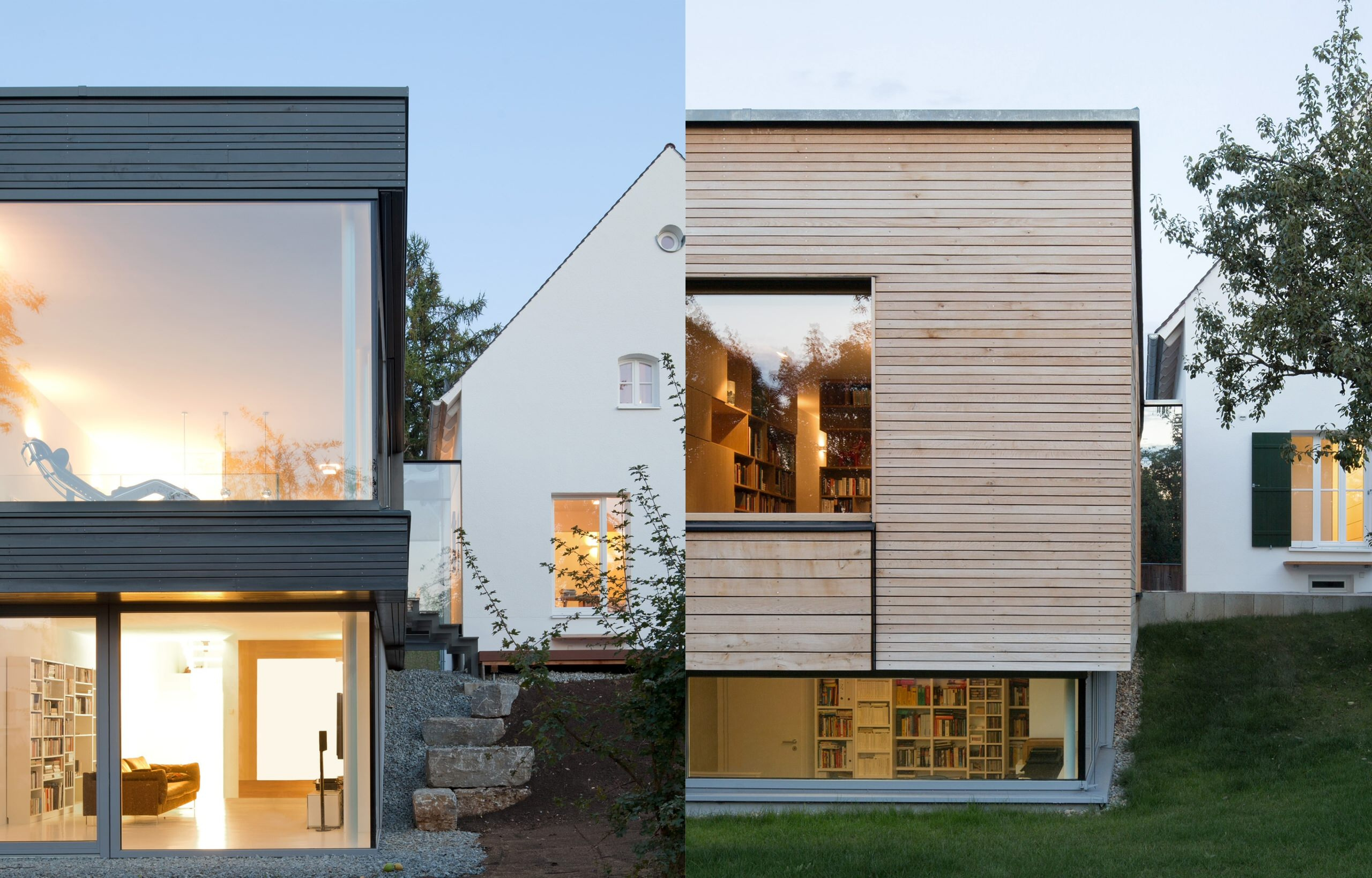 Houzz Германия: Перестройка двух одинаковых домов — сравниваем!