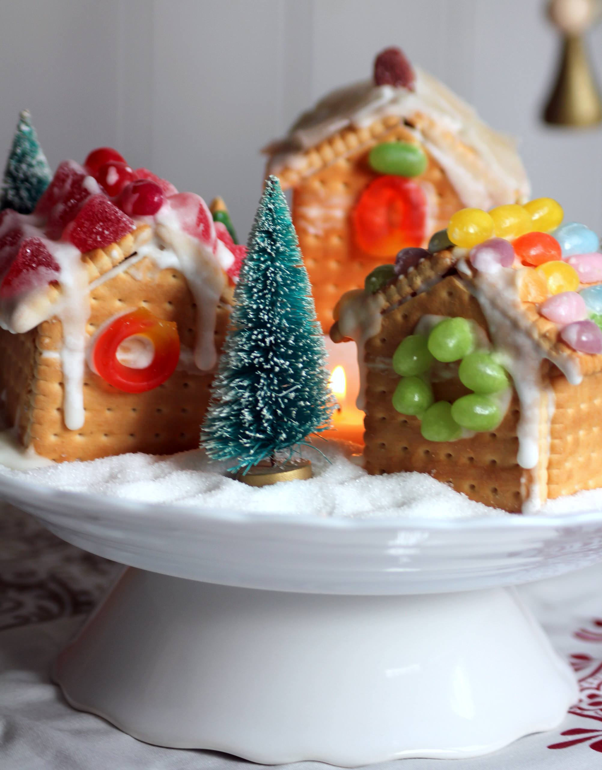 Своими руками: Новогодние домики из печенья