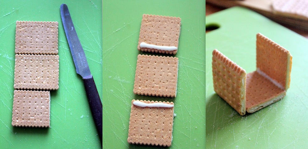 Своими руками: Новогодние домики из печенья