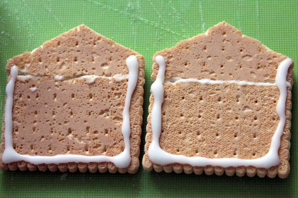 Своими руками: Новогодние домики из печенья