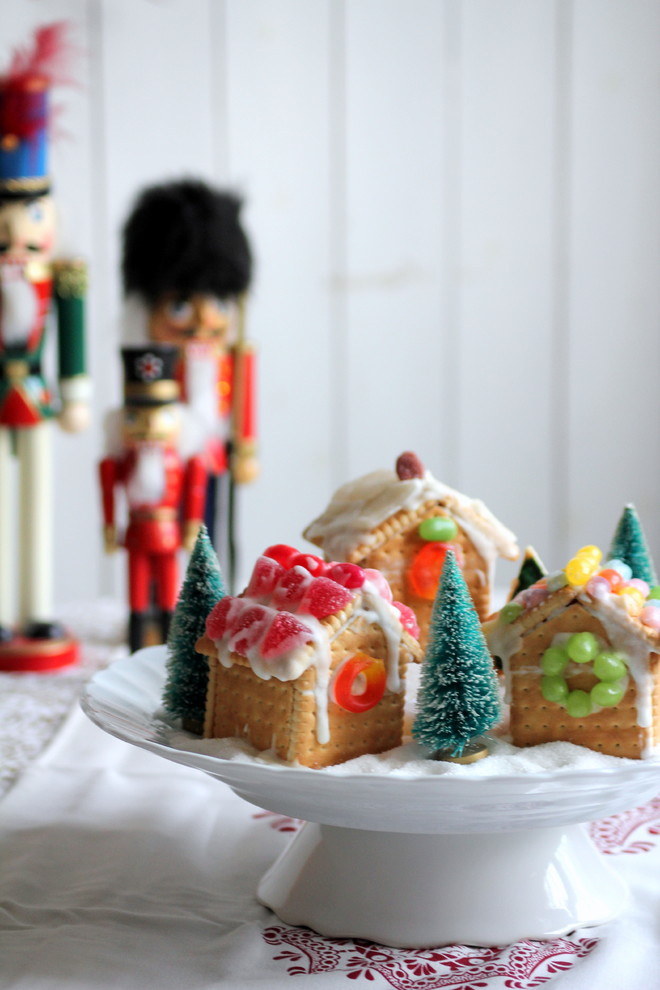 Своими руками: Новогодние домики из печенья