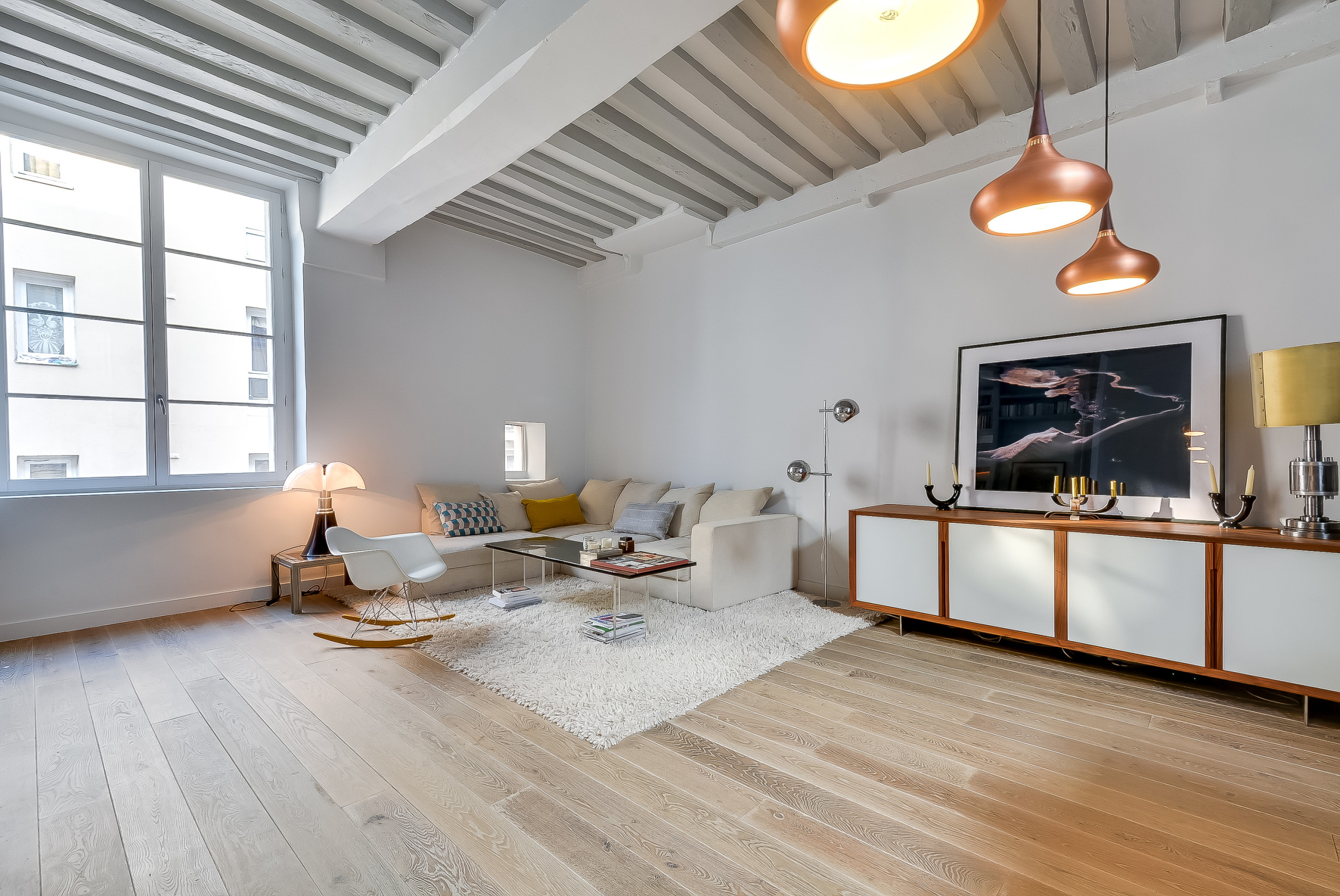 Houzz Франция: Маленькая гарсоньерка в квартале Маре