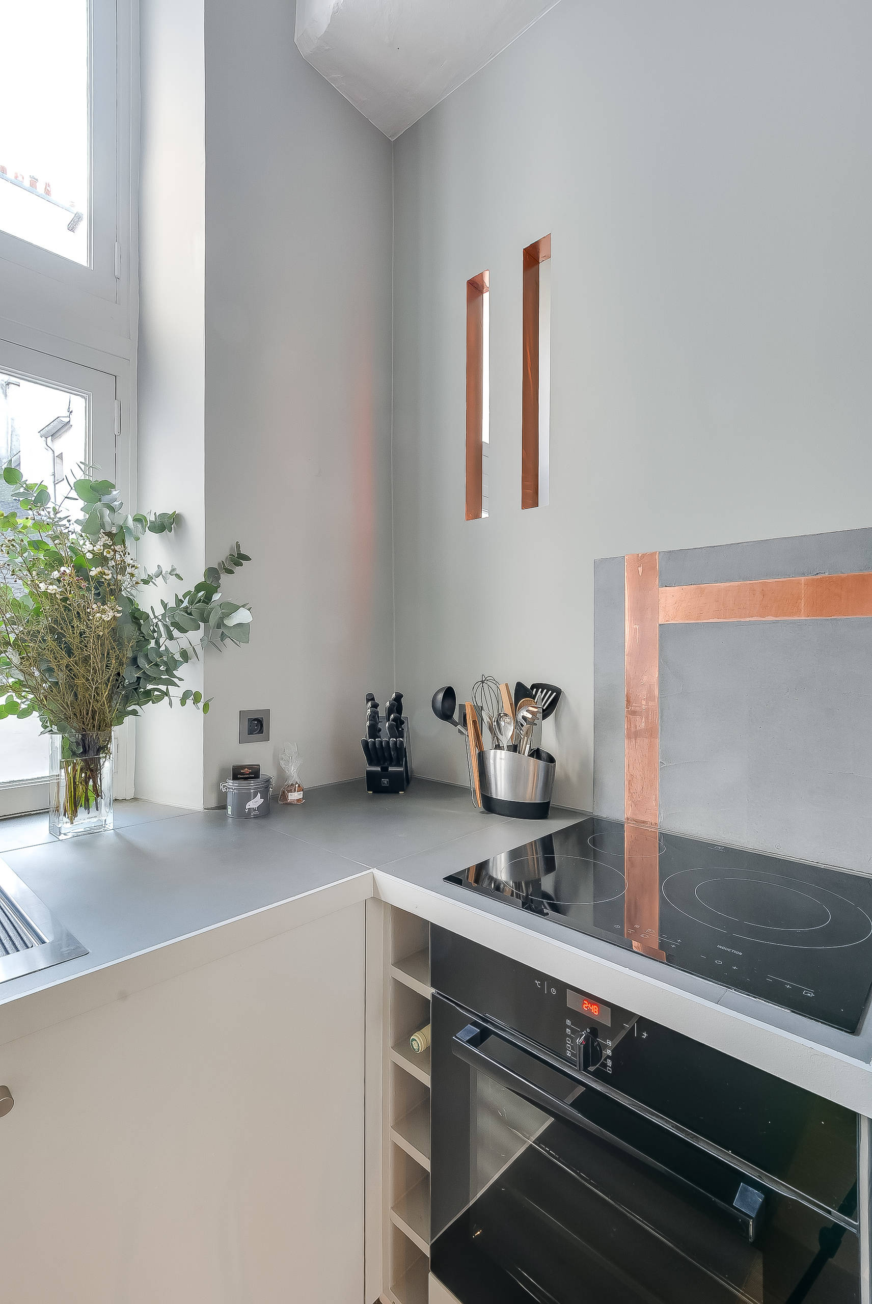 Houzz Франция: Маленькая гарсоньерка в квартале Маре