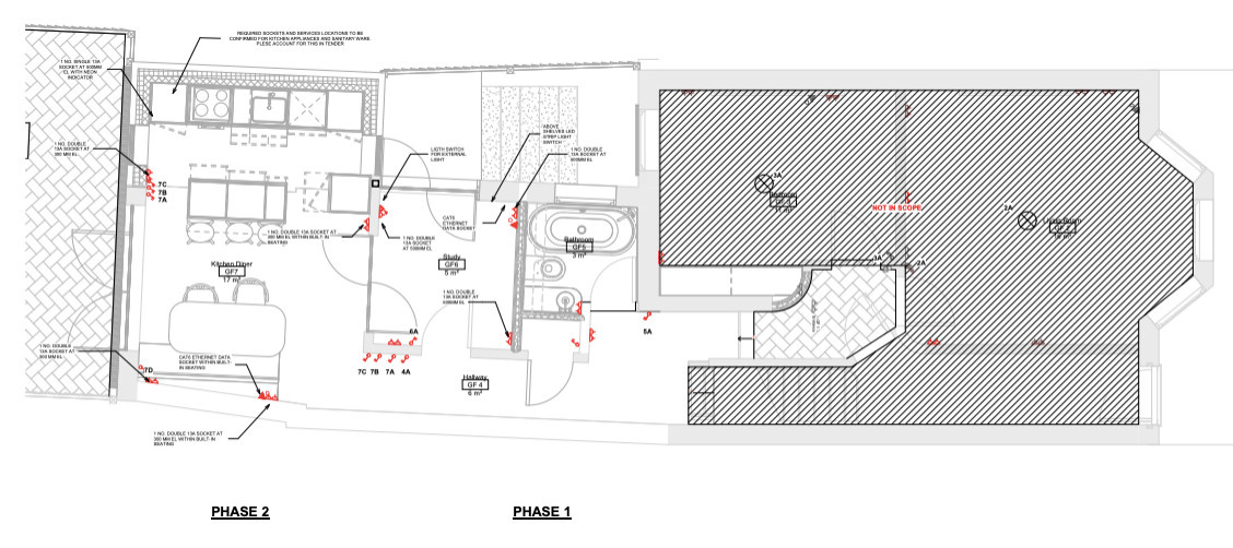 Houzz Британия: Перестройка пристройки — с эффектным окном
