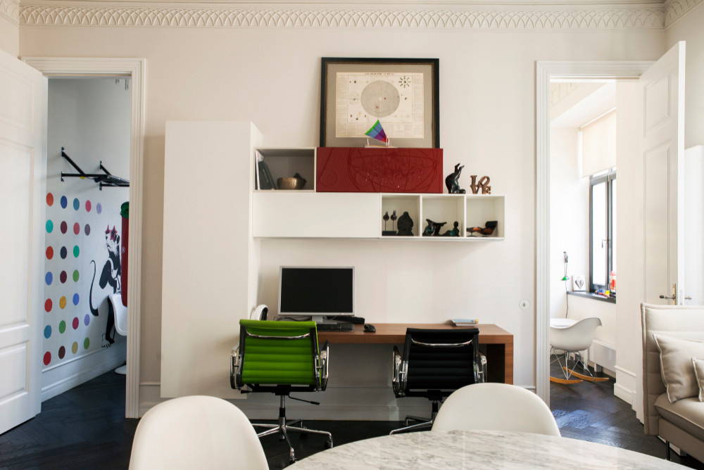 В гостях: Иконы дизайна и неоклассика в квартире в Замоскворечье