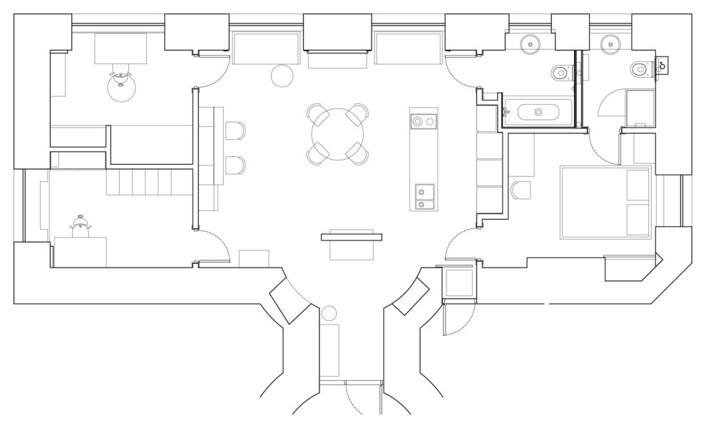 В гостях: Иконы дизайна и неоклассика в квартире в Замоскворечье
