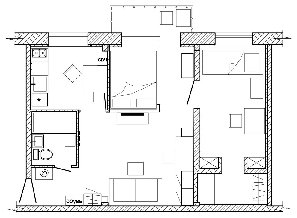 В гостях: Хрущевка дизайнера в Новосибирске