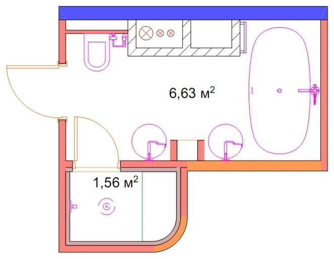 Проект недели: Ванная комната с хаммамом в московской квартире