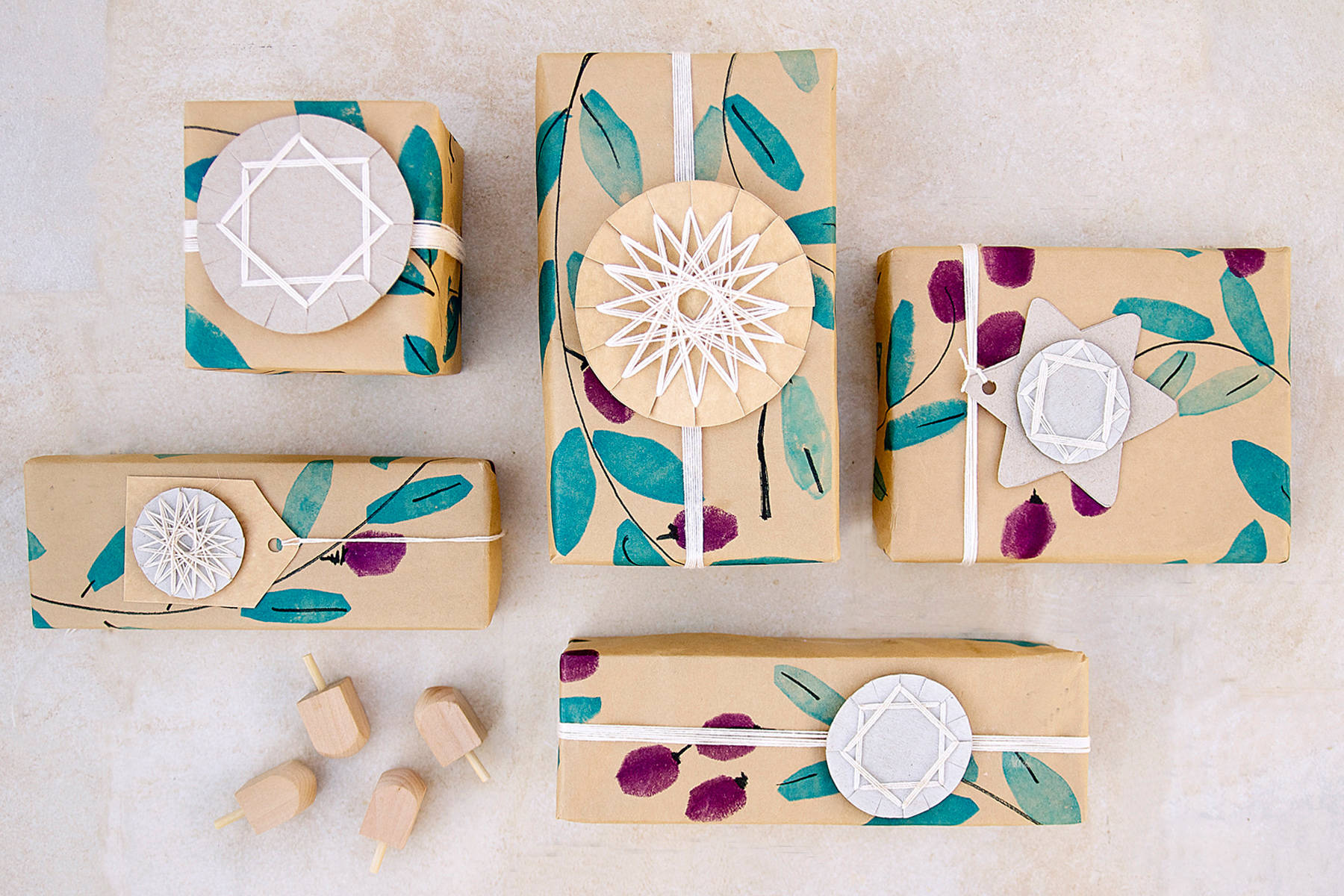 Своими руками: Новогодняя звезда из ниток — мастер-класс