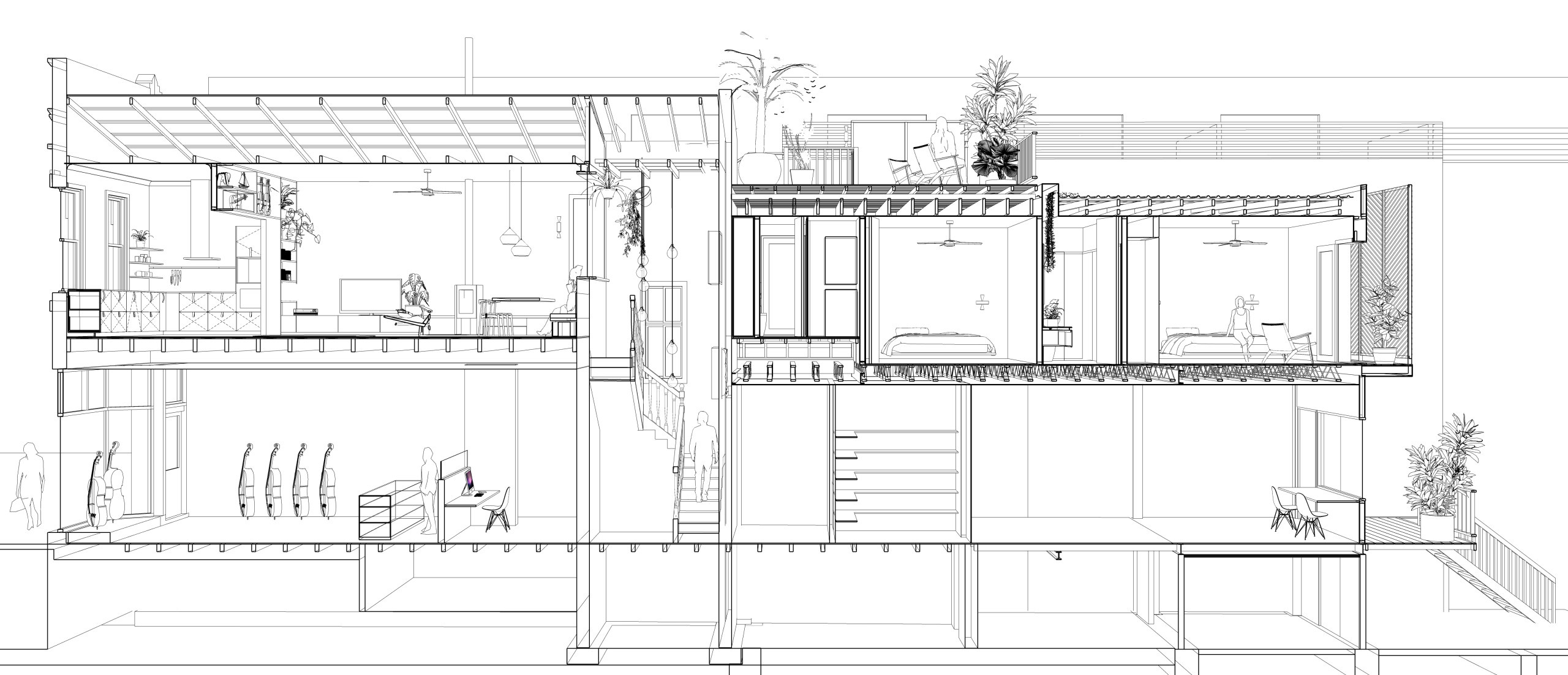 Houzz Австралия: Дом над магазином скрипок