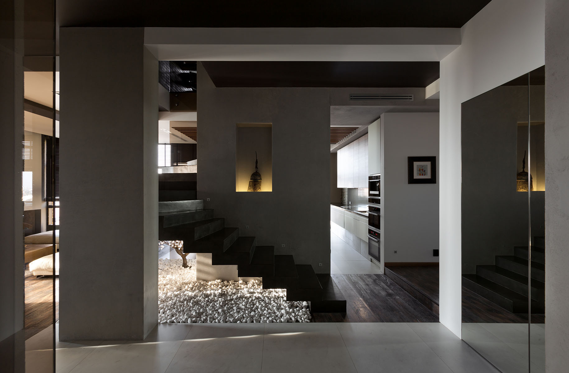 Houzz Украина: Апартаменты на трех уровнях для большой семьи