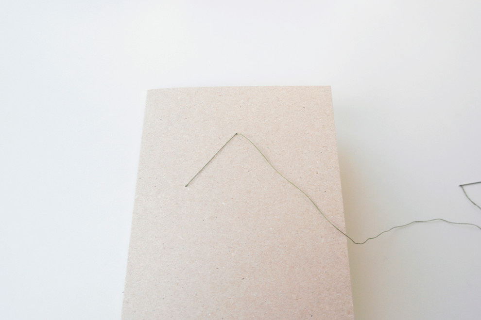 Своими руками: Делаем новогоднюю открытку с вышитой елочкой