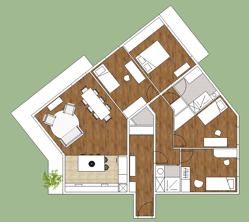 До и после: Новая жизнь квартиры под Парижем 10 лет спустя