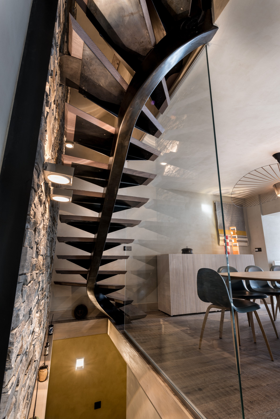 Houzz Франция: Современное шале в старом доме в Мерибеле