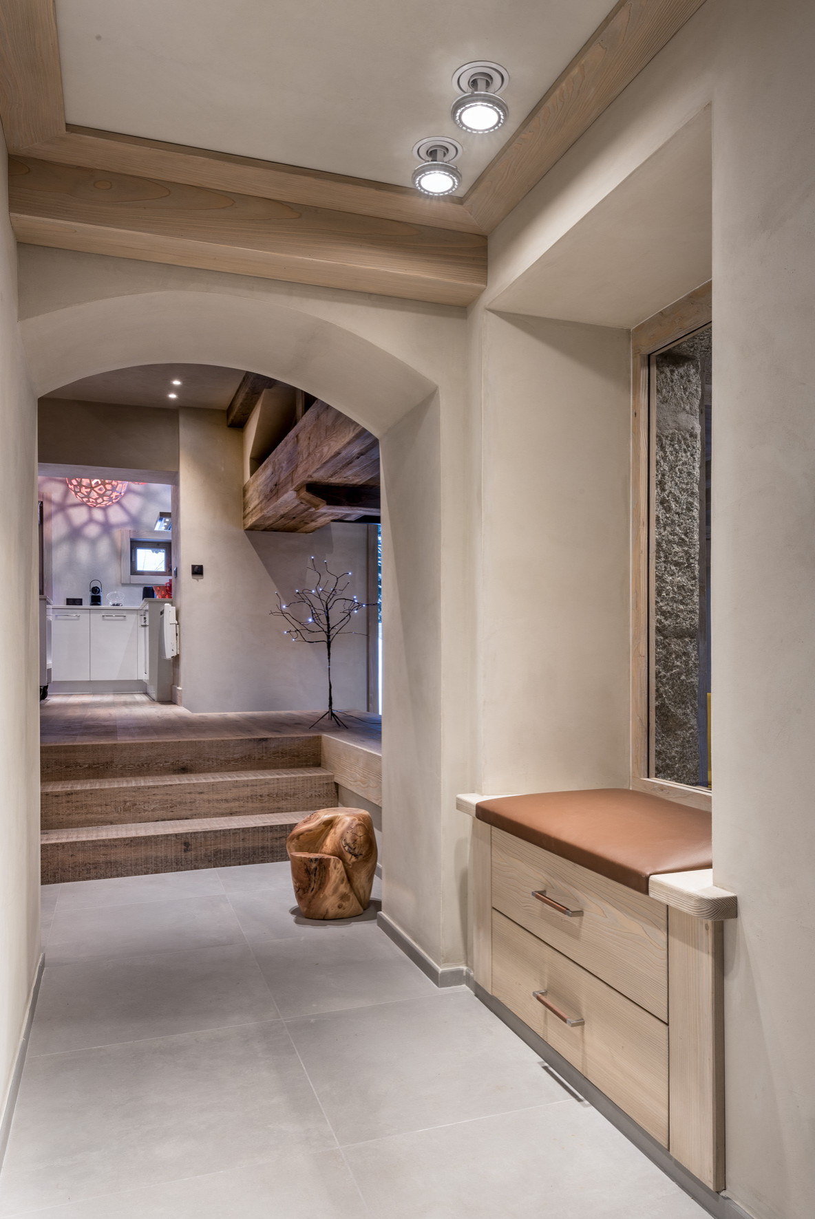 Houzz Франция: Современное шале в старом доме в Мерибеле