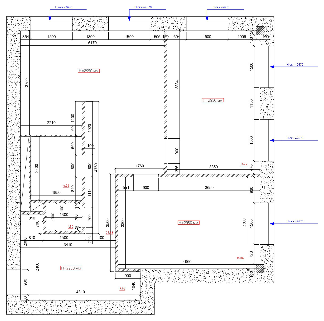 Поиск планировки: «Евротрешка» 75 кв.м под сдачу