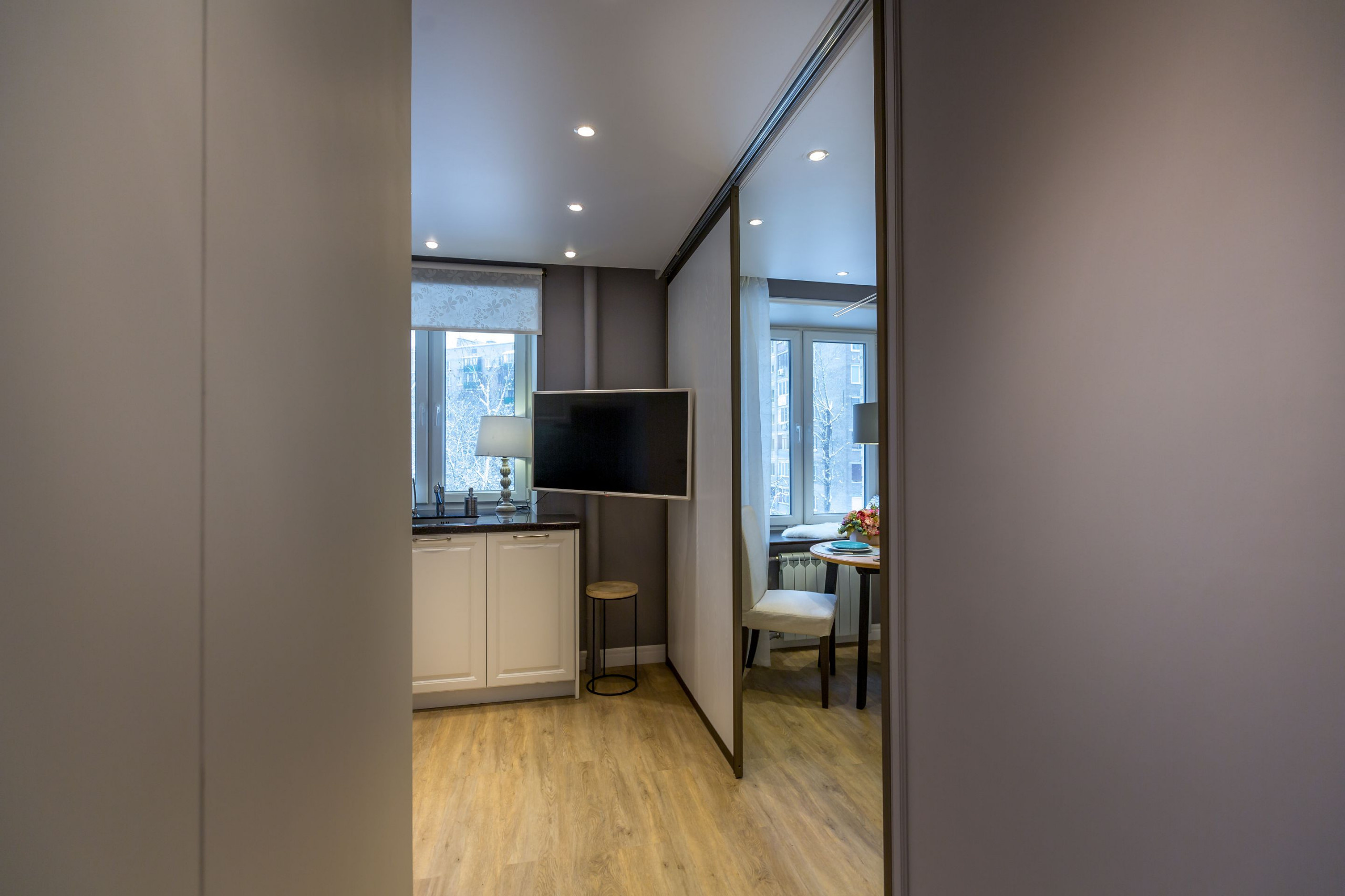 До и после: «Однушка» в хрущёвке, где выделили отдельную спальню