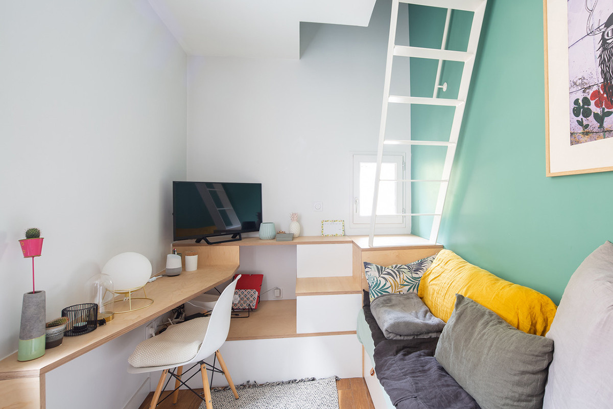 До и после: Квартира 18 кв.м., переделанная из двух... кладовок