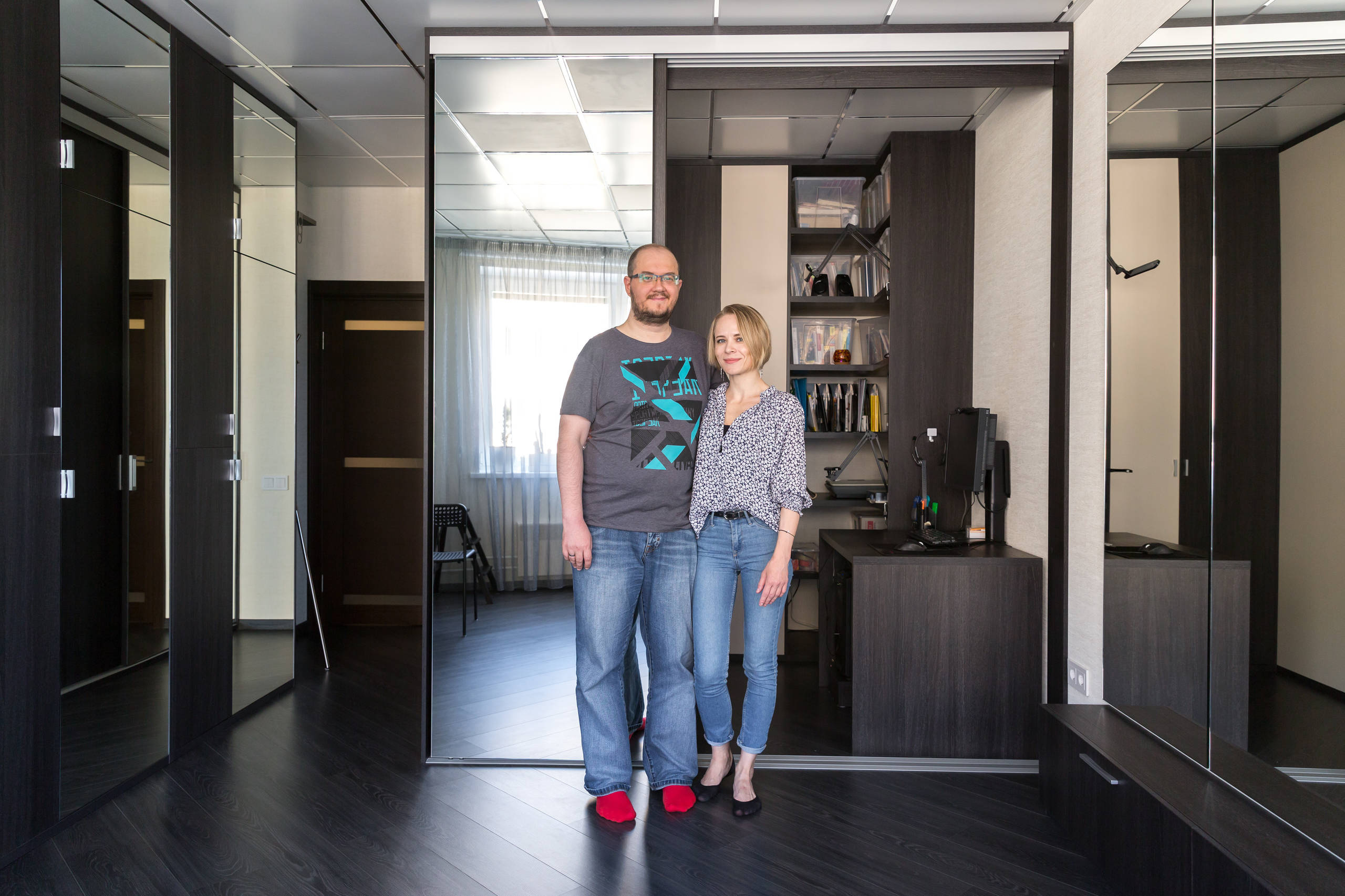 В гостях: Квартира 45 кв.м, где всё хитро прячется