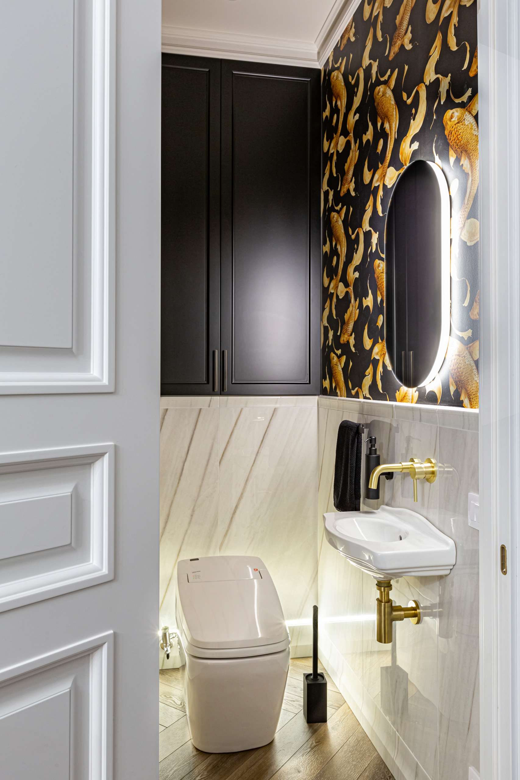 Houzz тур: Квартира в новом доме с атмосферой старого Петербурга