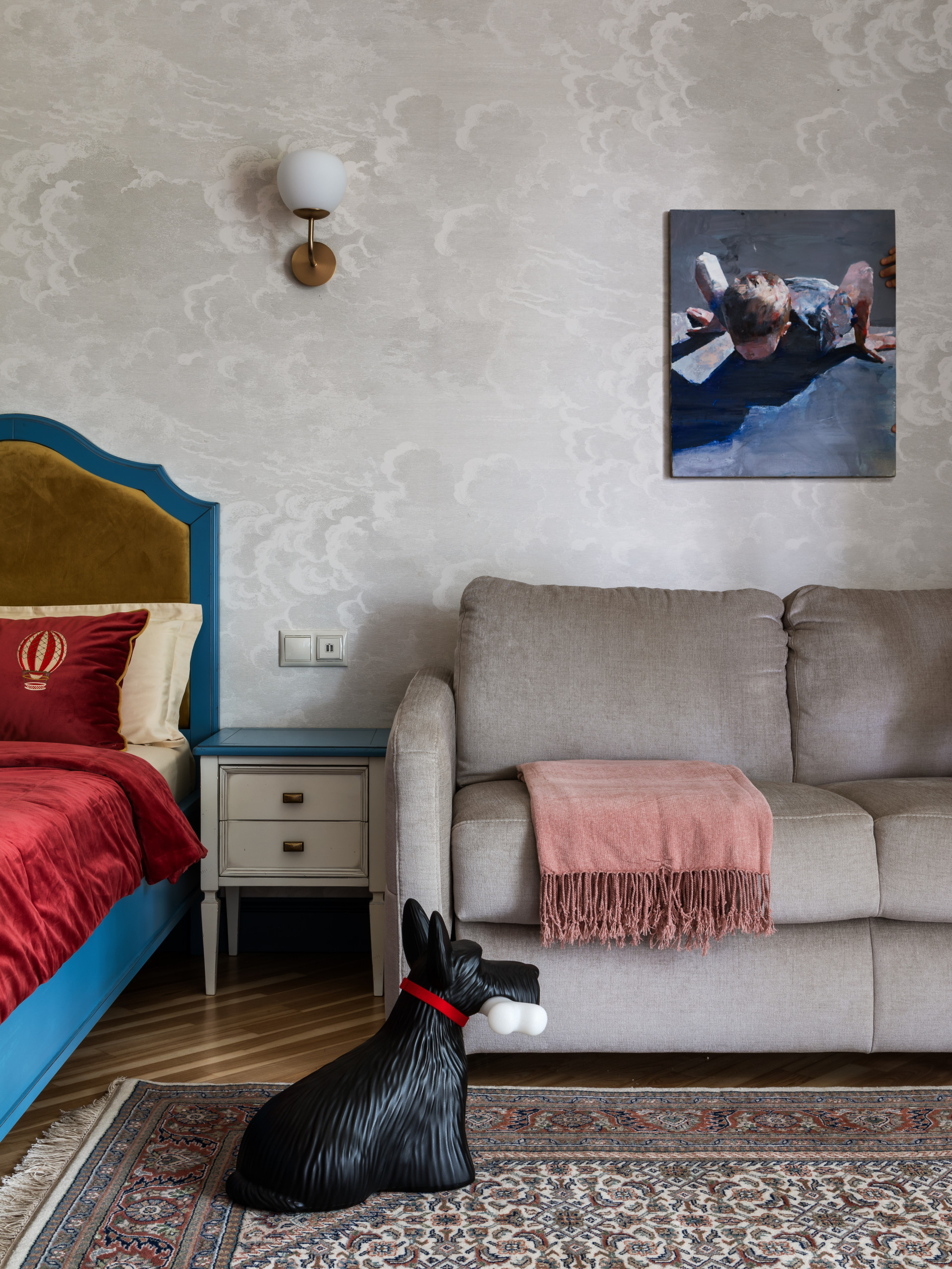 До и после: Детская на месте бывшей гостевой спальни