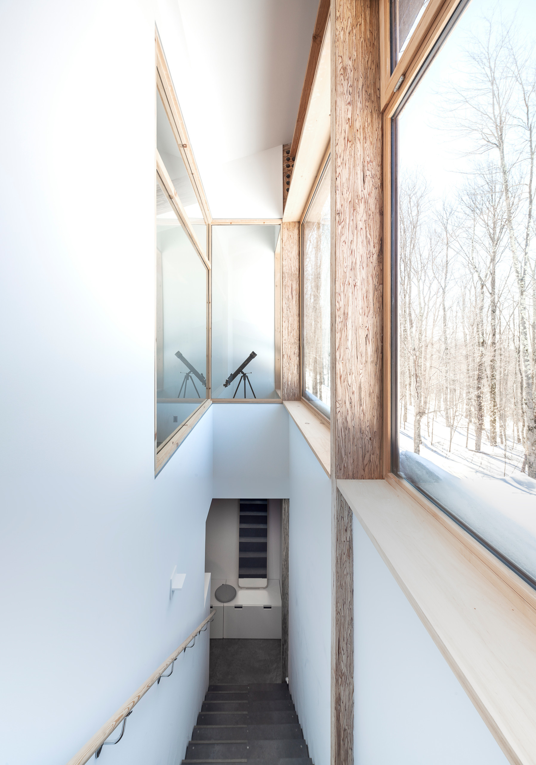 Houzz США:  Дом в лесах, к северу от Нью-Йорка