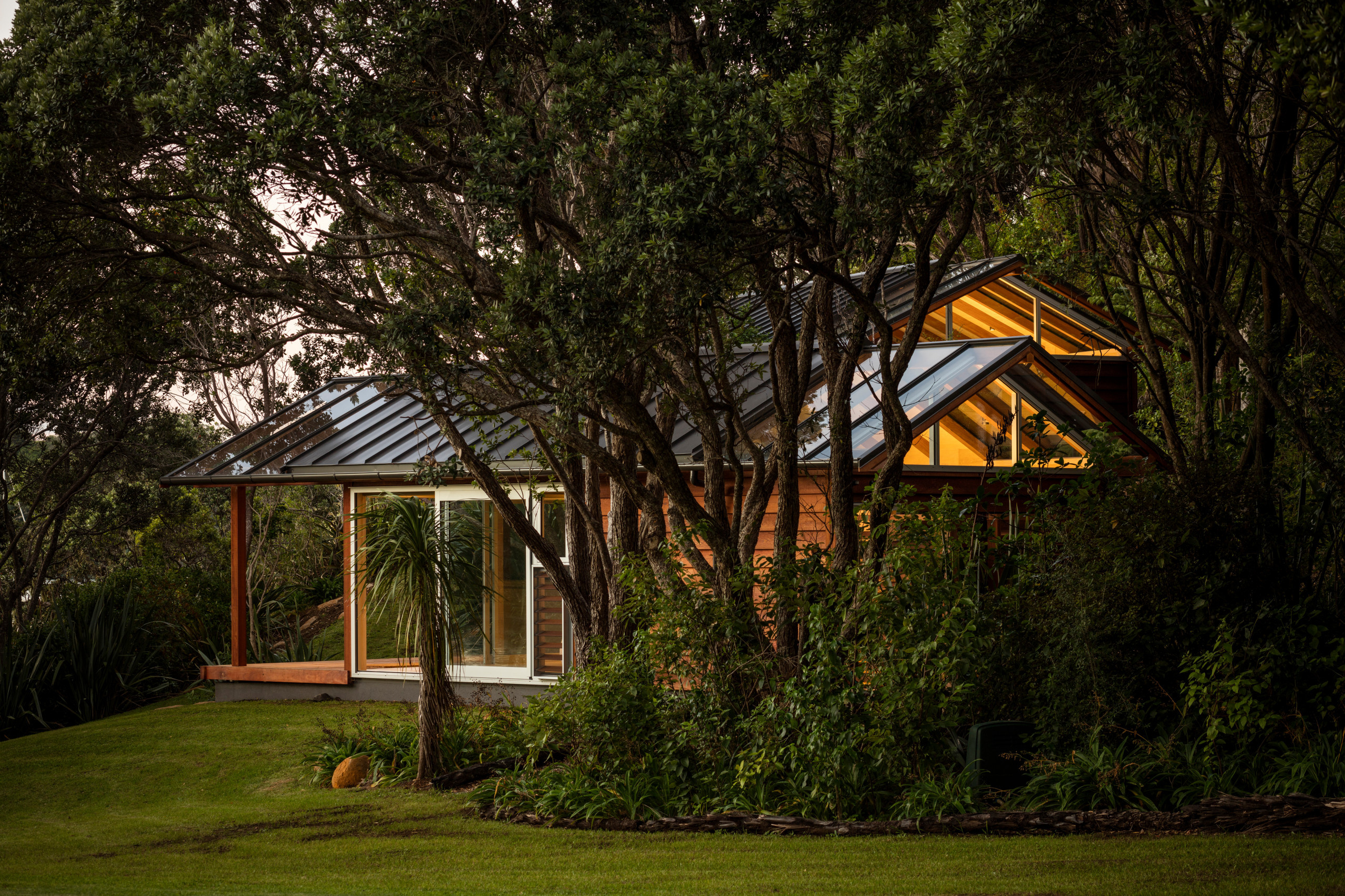 Houzz Новая Зеландия: Как пляжный домик оказался в буше