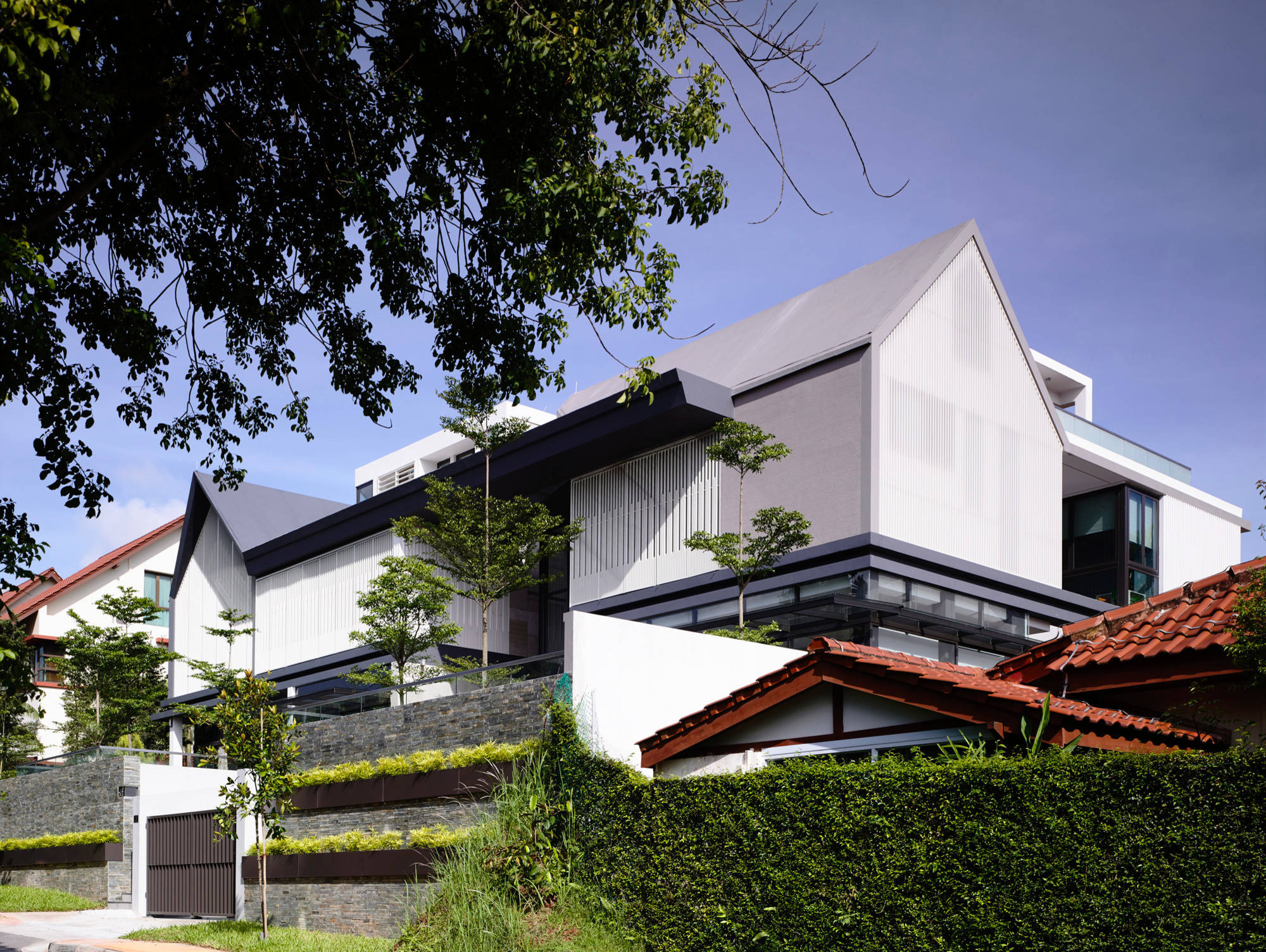 Houzz Сингапур: Чтобы внуки жили через крыльцо