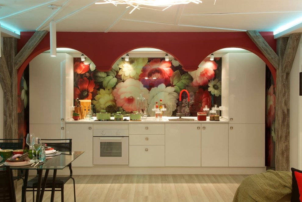 Кухня недели: Народные мотивы и русская печь в подмосковном доме