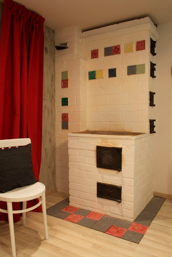 Кухня недели: Народные мотивы и русская печь в подмосковном доме