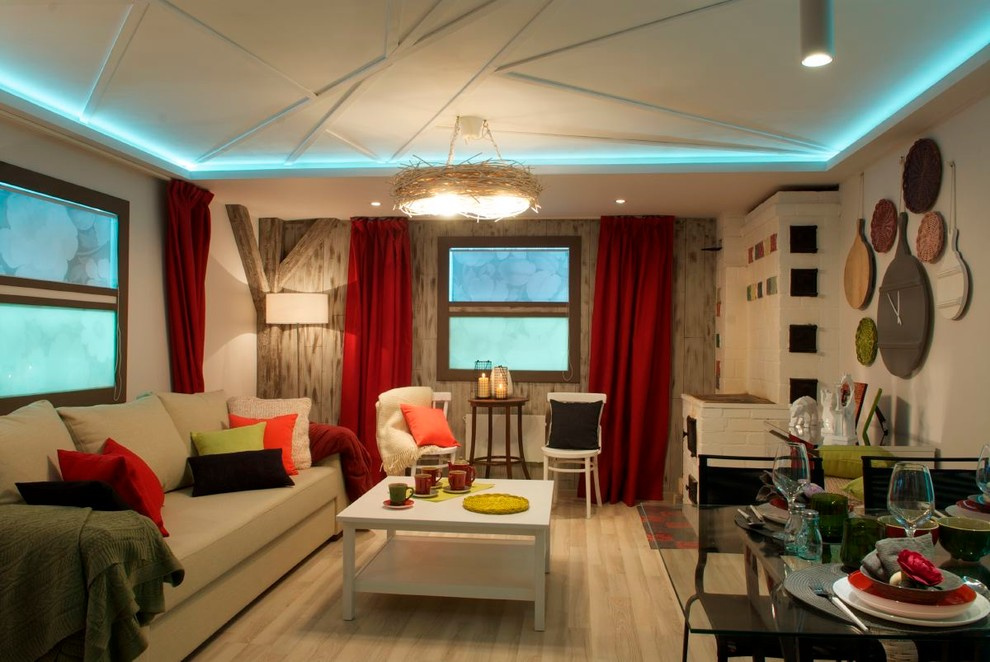 Кухня недели: Народные мотивы и русская печь в подмосковном доме