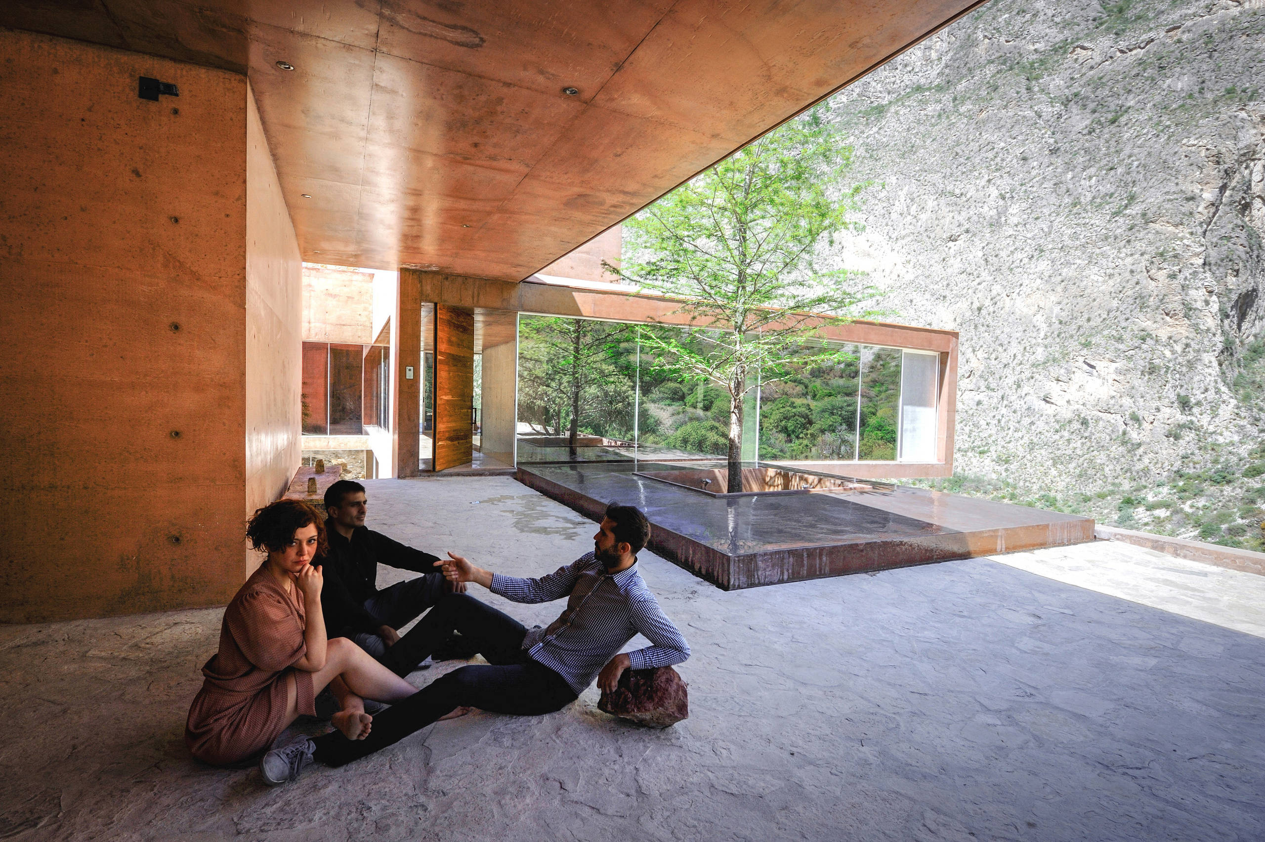 Houzz Мексика: Современный дом, затерянный среди гор