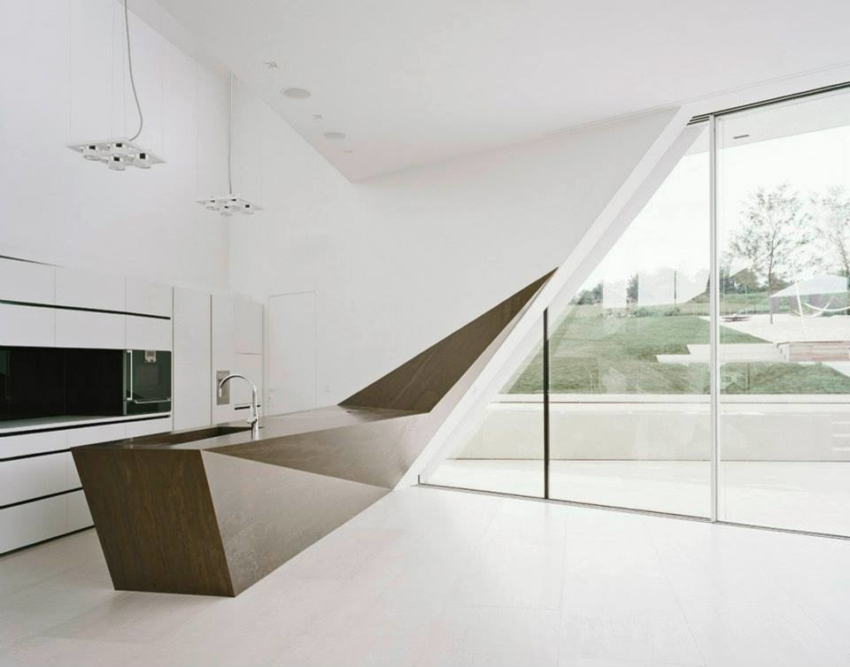 Houzz Австрия: Вилла со скульптурными формами и грандиозным видом