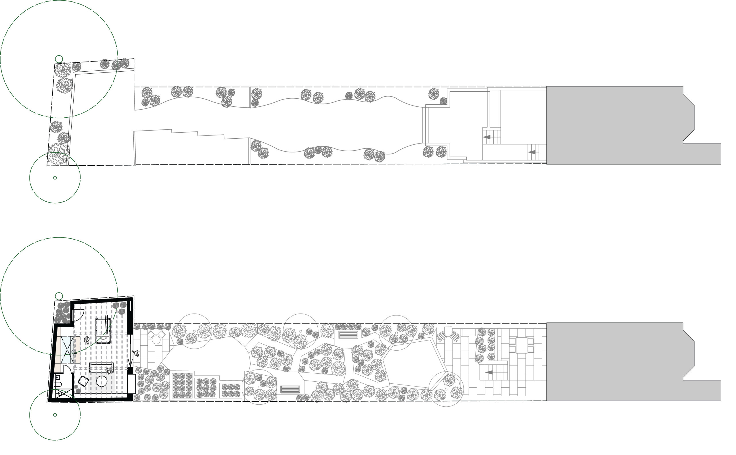 Houzz в саду: Павильон, который сливается с ландшафтом