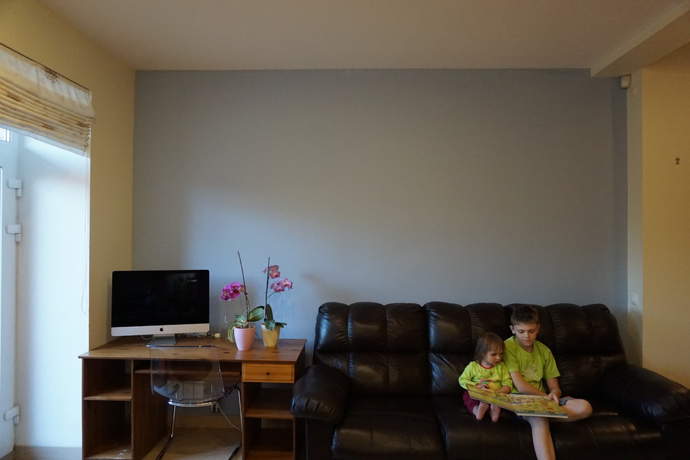 Личный опыт: Как покрасить стену, если у вас четверо детей и одна кошка