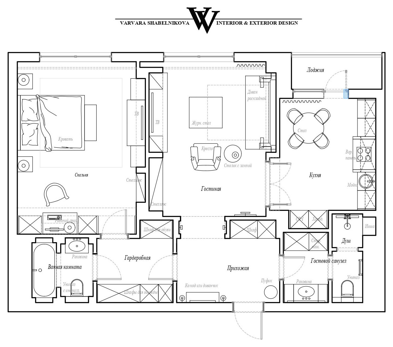 Поиск планировки: Квартира в подарок родителям [три планировки]