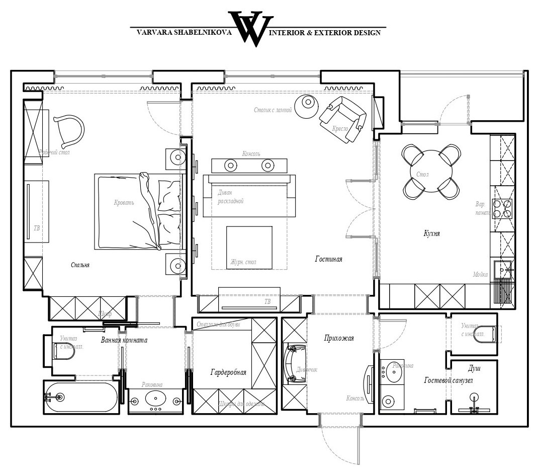 Поиск планировки: Квартира в подарок родителям [три планировки]