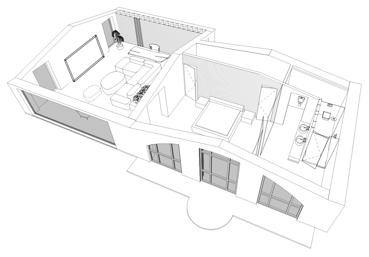 Houzz Украина: Апартаменты с ваби-саби по-украински