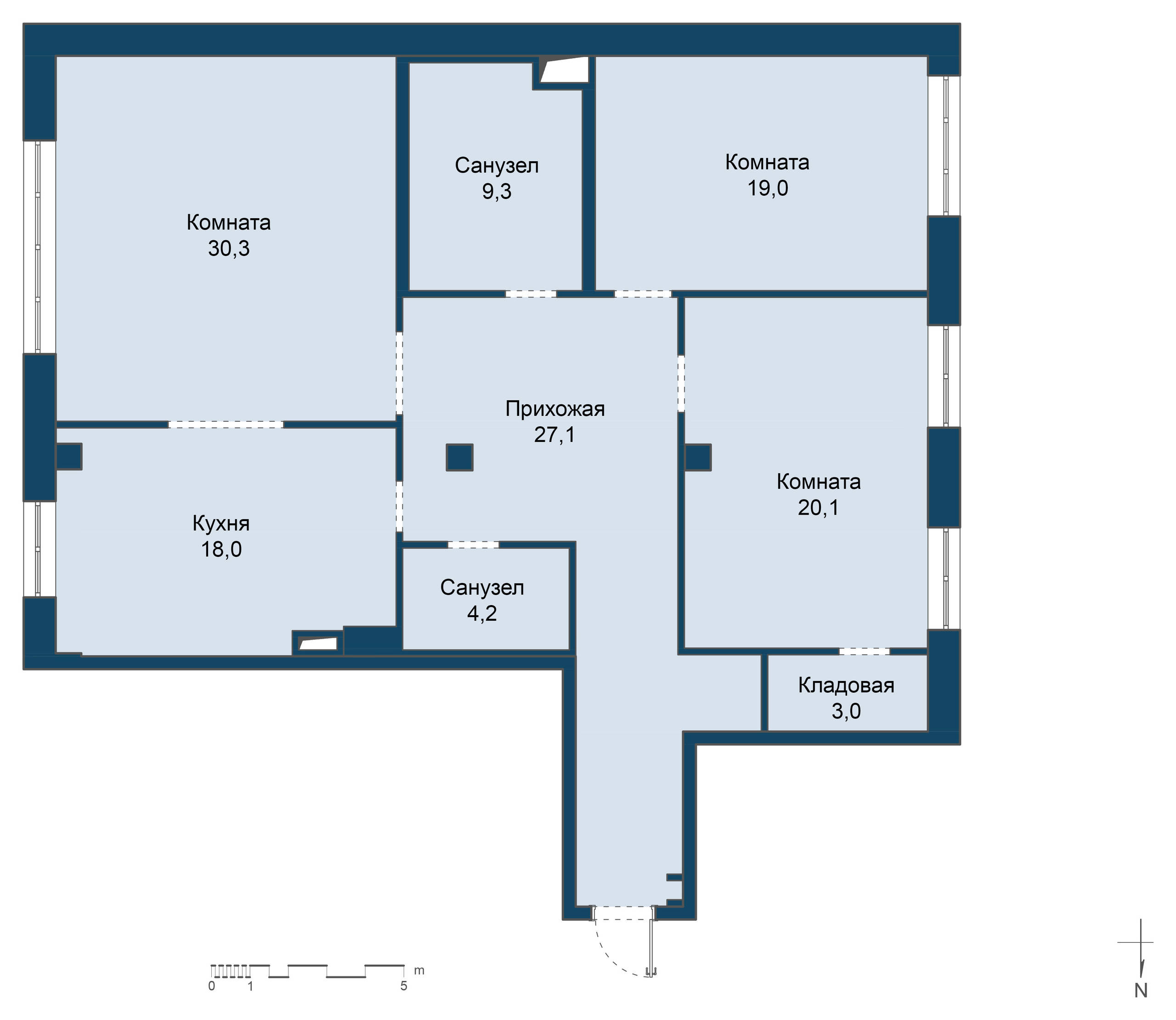 Houzz тур: Квартира, где из трех комнат сделали четыре