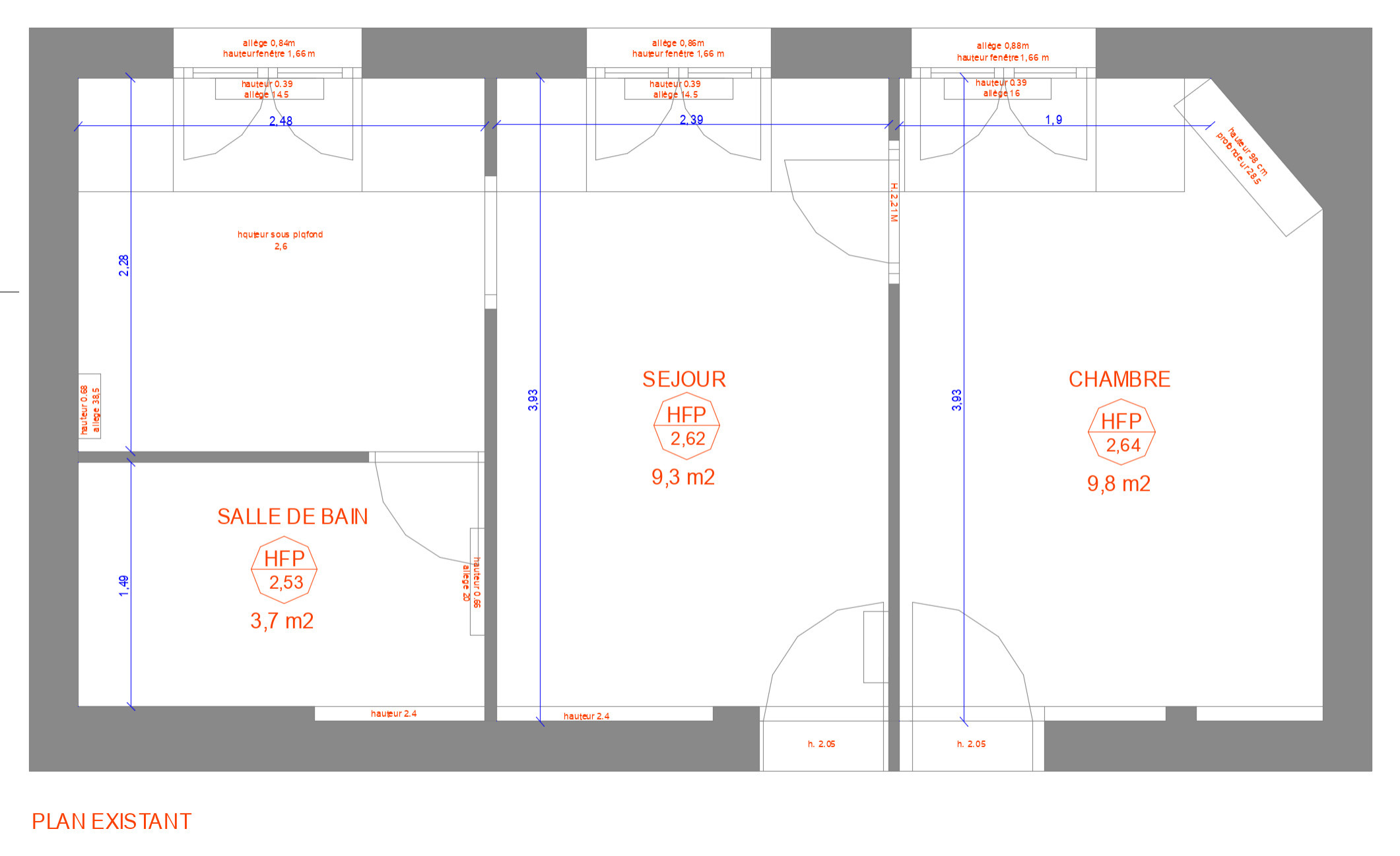 До и после: Студия 27 кв.м. в Париже