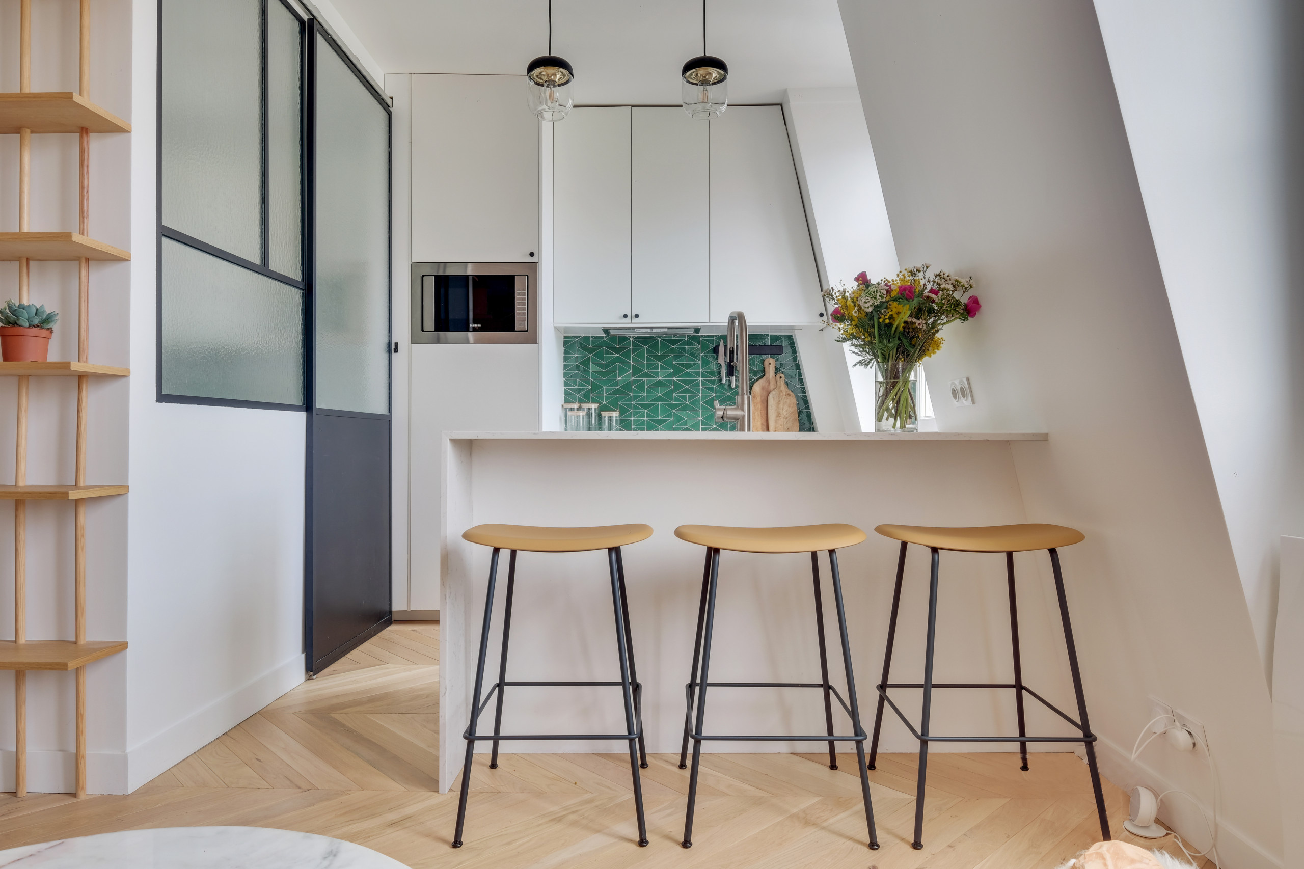 До и после: Студия 27 кв.м. в Париже