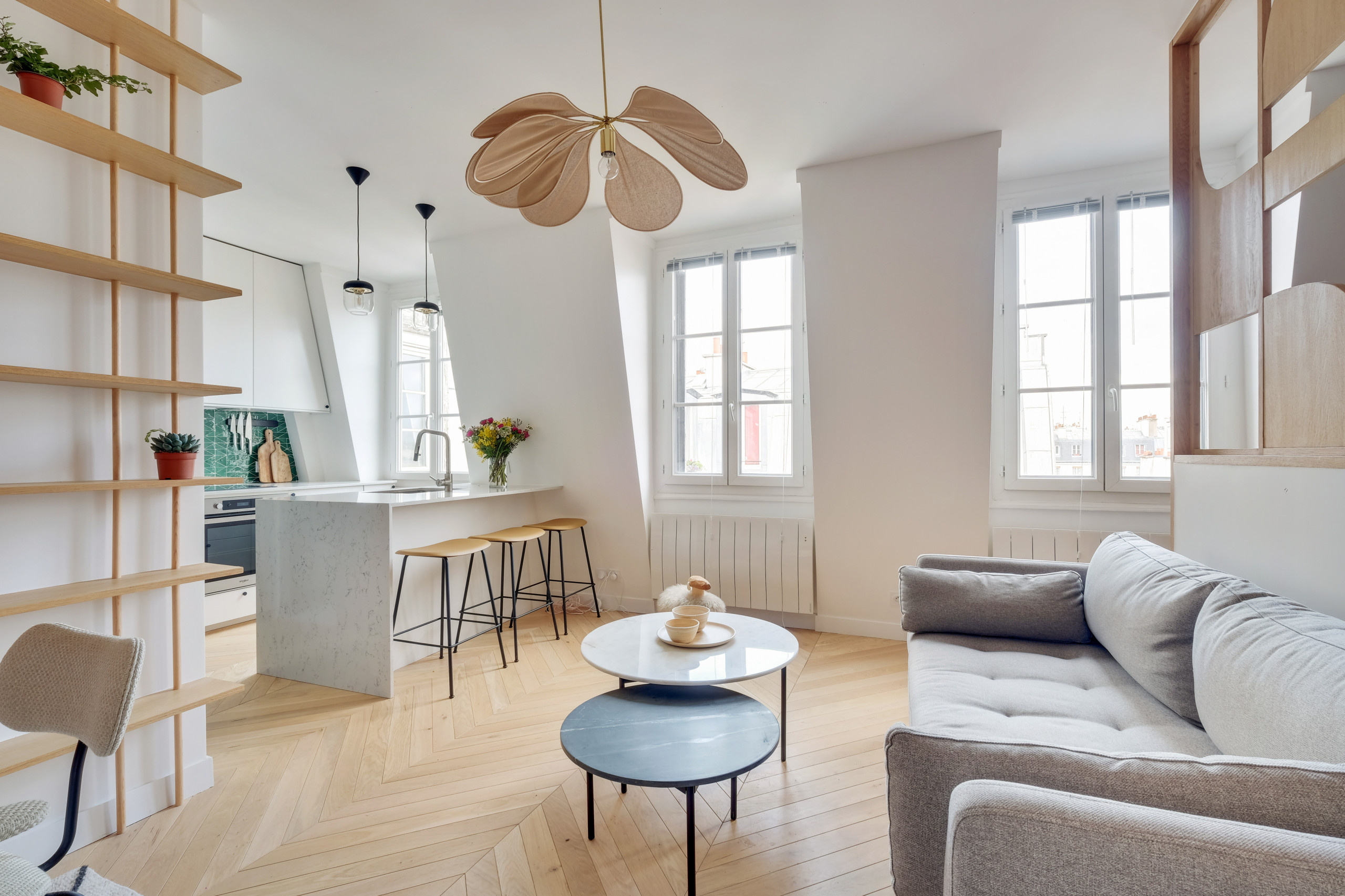 До и после: Студия 27 кв.м. в Париже