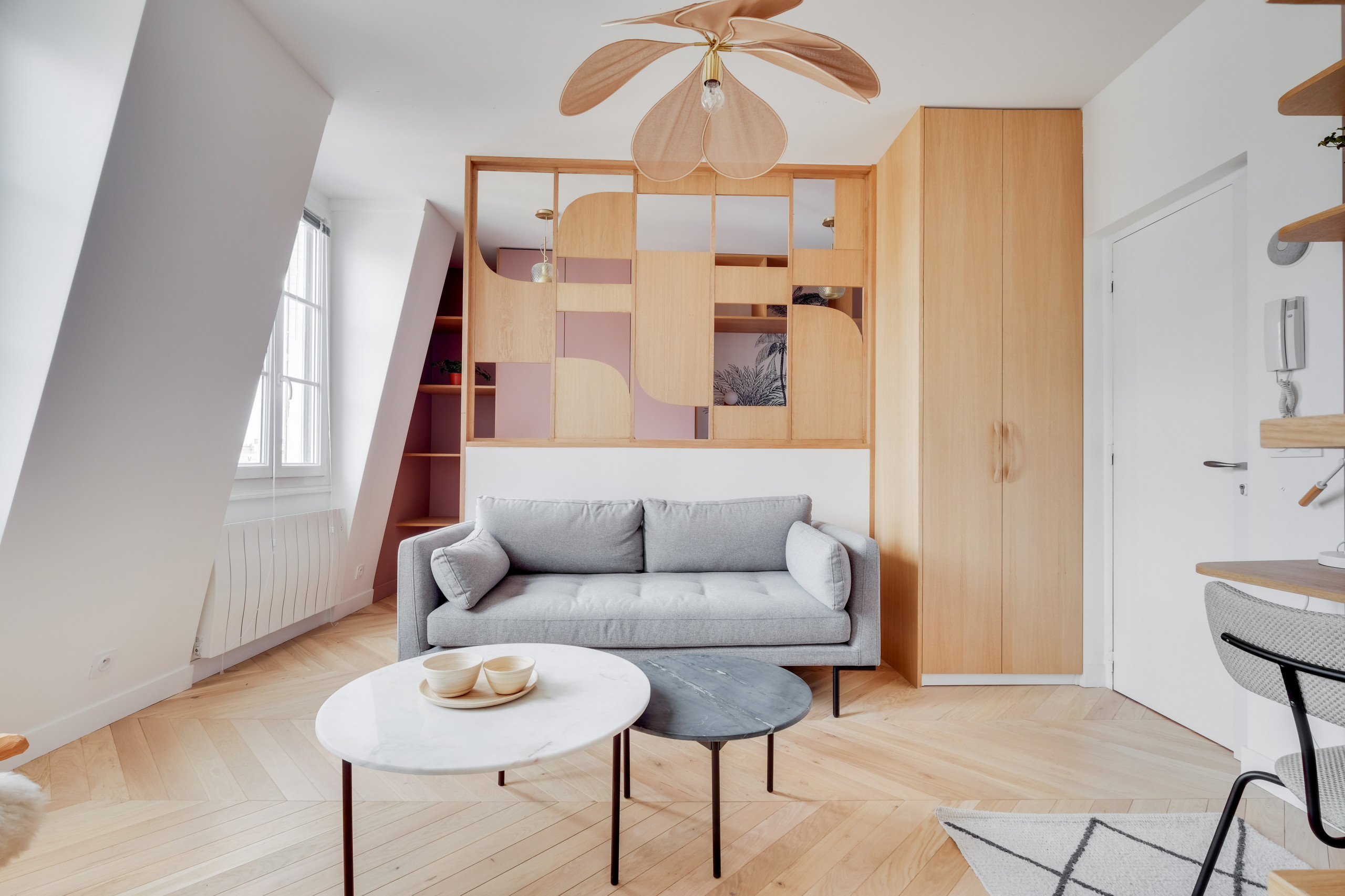 До и после: Студия 27 кв.м. в Париже