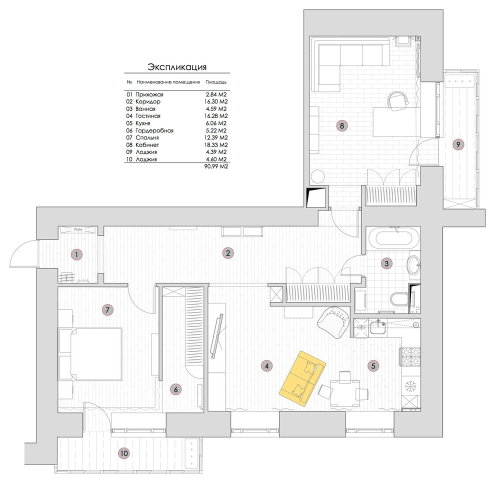В гостях: Квартира архитектора в «доме обедневшей номенклатуры»